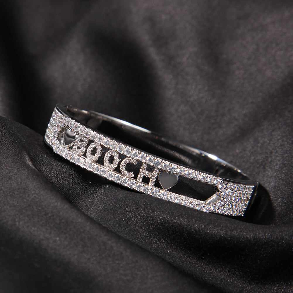 Personalized Sliding Letter Bangle