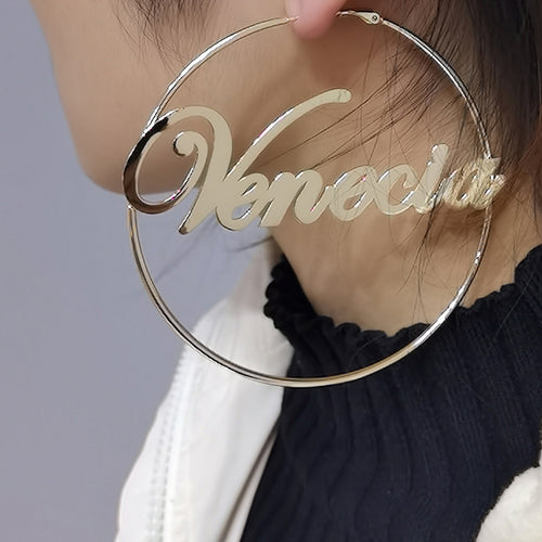 Custom Name Hoops